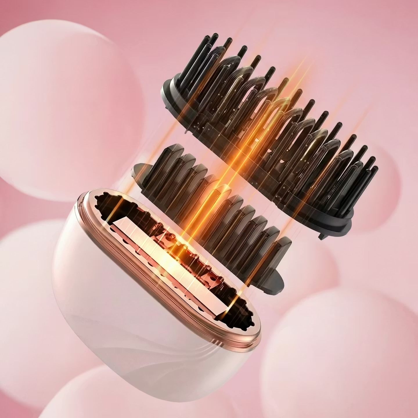 Skini - Bezprzewodowa Szczotka Prostująca do Włosów